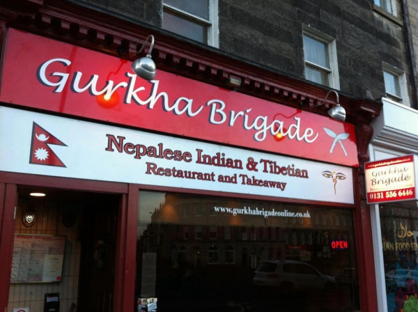 Gurkha Brigade on Antigua Street